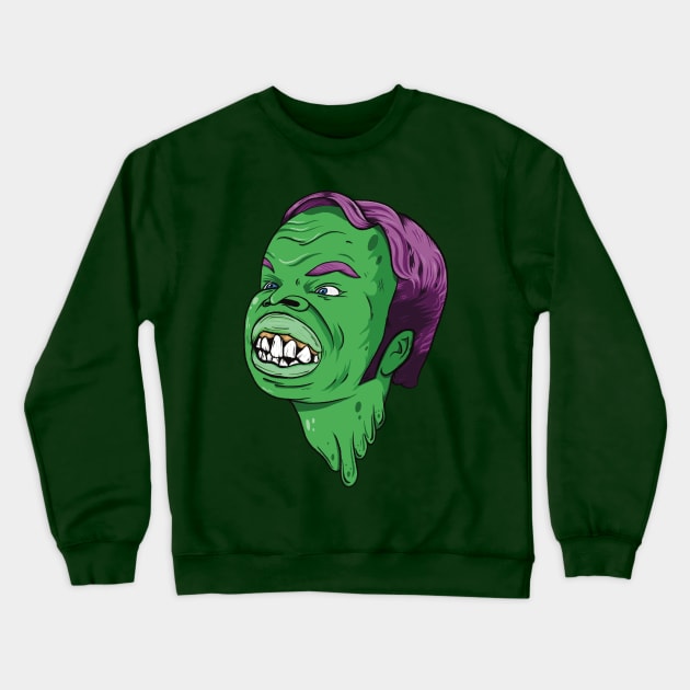 Toothy Grin Crewneck Sweatshirt by punkcinemaart